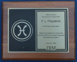 First Patent Application Award